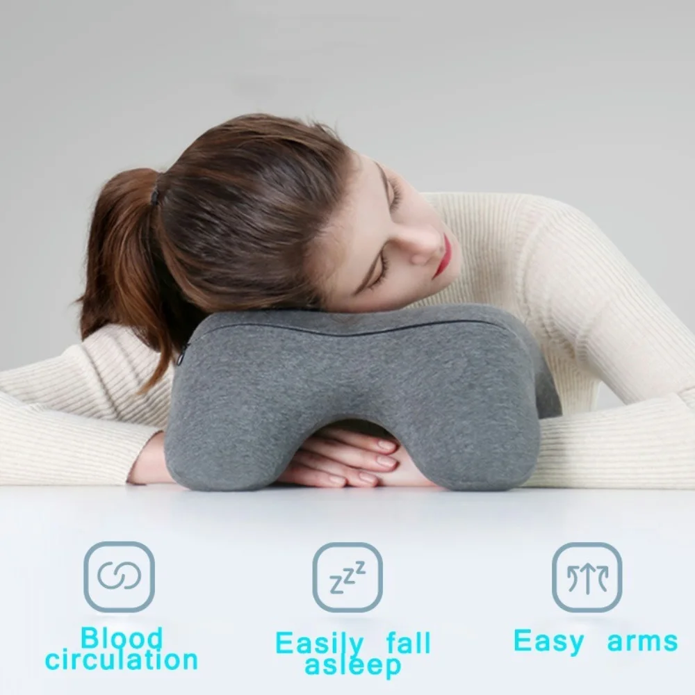 

Memory Foam Nap Pillow For Travel Headrest Neck Support Cushions Office Rest Lunch Break Pillow Orthopedic Student Desk Sleeping