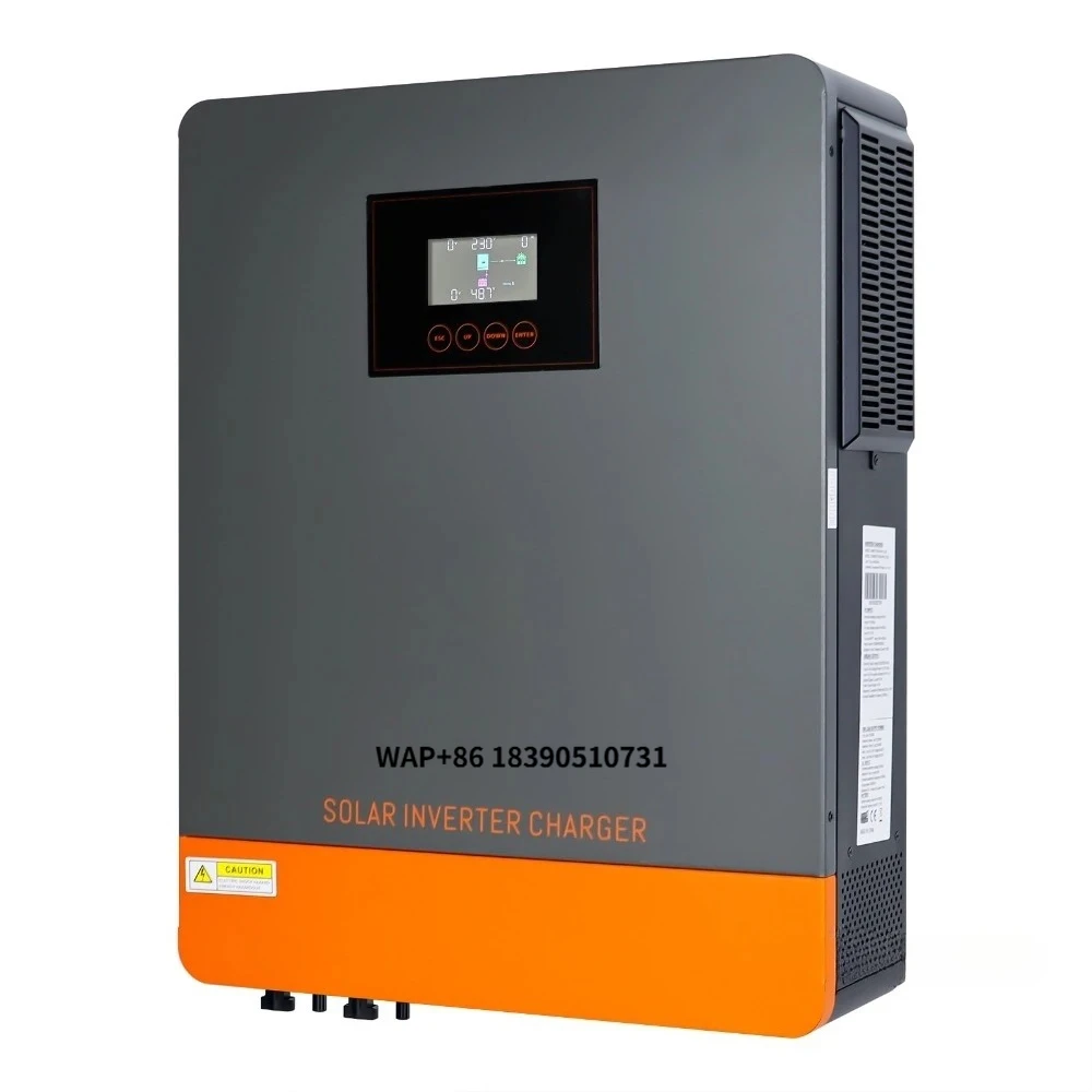 10.2KW Solar Hybrid Inverter Dual PV Input and Dual AC Output 48V DC to 220V/230V/240V AC Pure Sine Wave Solar Inverter