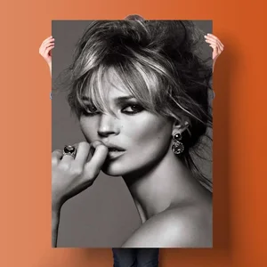 Drucken auf dem Bildschirm für die Dekoration zu Hause, skandinavisch, einfache Wandkunst, sexy Supermodel, Kate, Moos, HD, Schlafzimmergeschenke und Wohnzimmer 12 Hauptverkäufe sexy Bild - №9