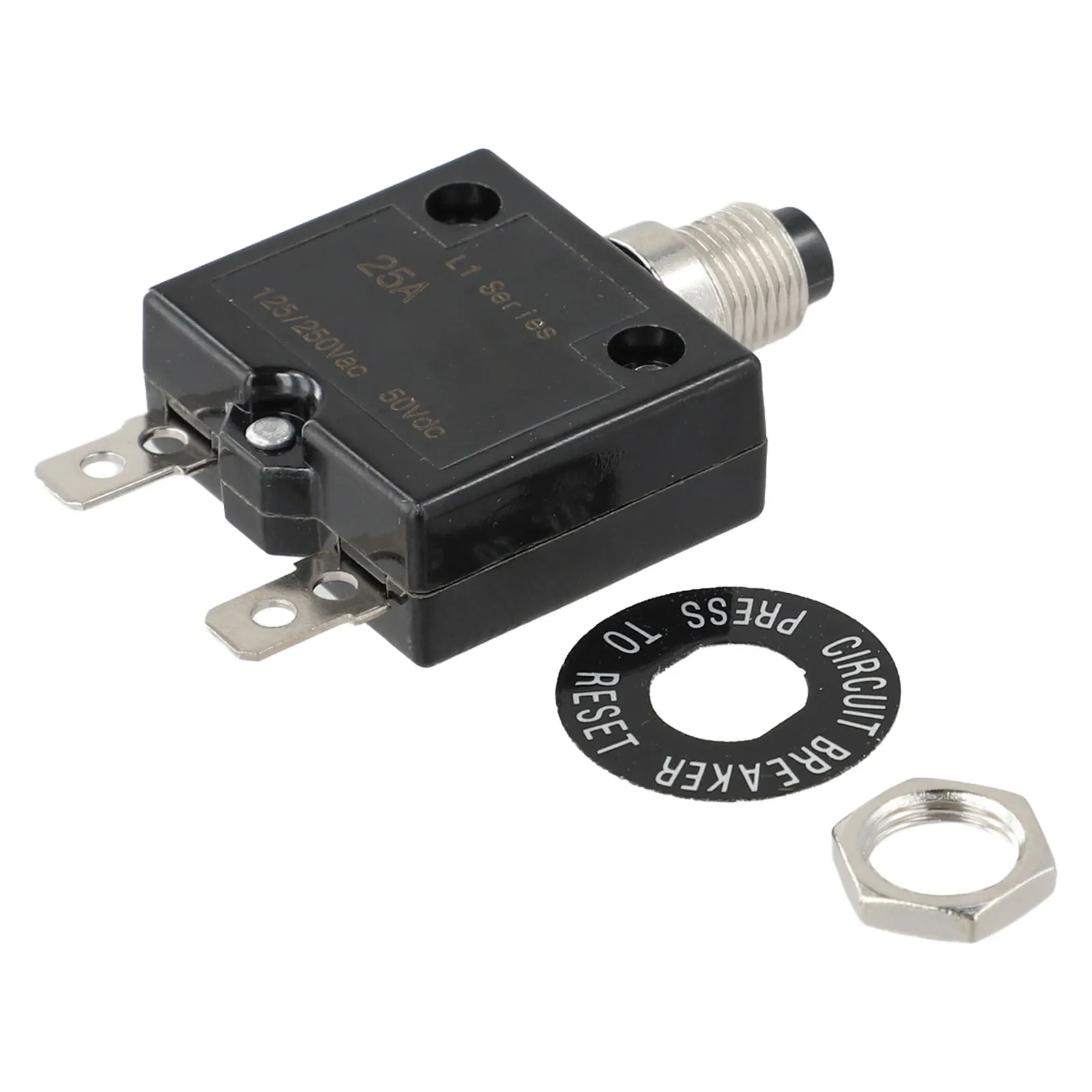 For Appliances L1 Series Breaker PushButton Circuit Breaker Circuit Breaker For Appliances Electric Device 125 250V AC Voltage