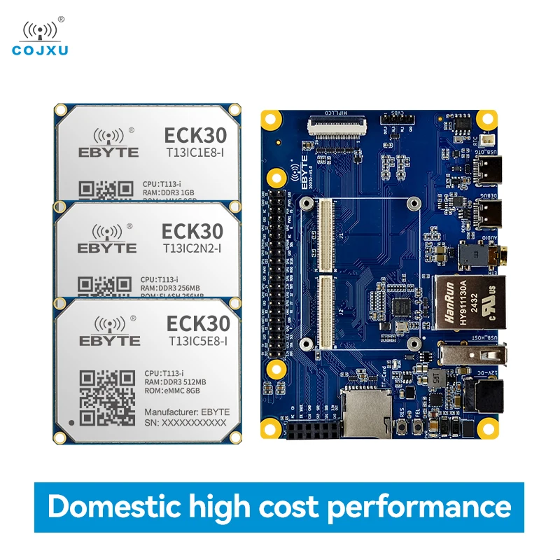Dual-Core ARM A7 T113-i BTB Core Board COJXU ECK30 Series Gigabit Ethernet High Cost Performance Multi-Core Heterogeneous
