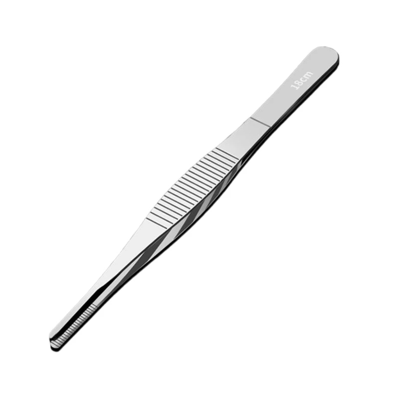 Q2Q4 Professional Stainless Steel Tweezers Sandblasting Diamond