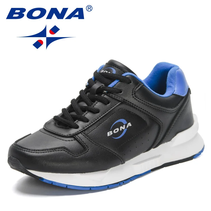 BONA 2023 Novos Designers Marca Clássicos Tênis Leves Mulheres Moda Running Shoes Casual Caminhada Calçado Conforto Das Senhoras
