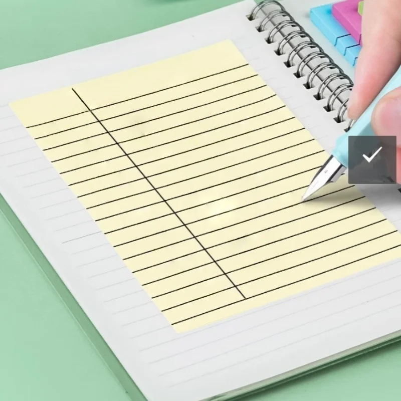 ملاحظات ما بعد ذلك بخطوط أفقية، لاصقة قوية، قابلة للتمزيق، إبداعية، سميكة، تدوين الملاحظات، ملصقات تترك الرسائل