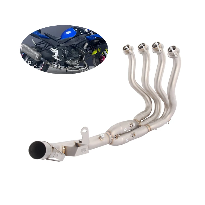 

Motocycle Exhaust Front Link Pipe Modify Moto Escape Tube Stainless Steel Original Modified For SUZUKI GSXR600 GSXR700 2011-2025