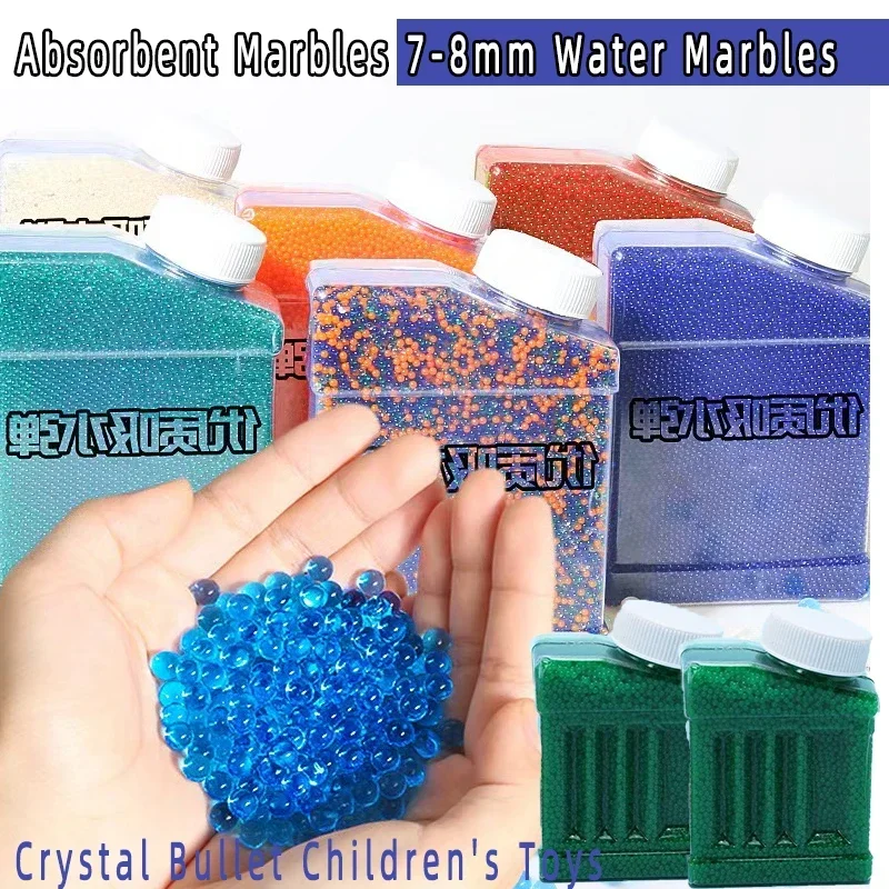 Sottoy arma com balas de água bola de gel de água 7-8mm balas acessórios verão ao ar livre tiro jogando esporte aquático jogo brinquedos