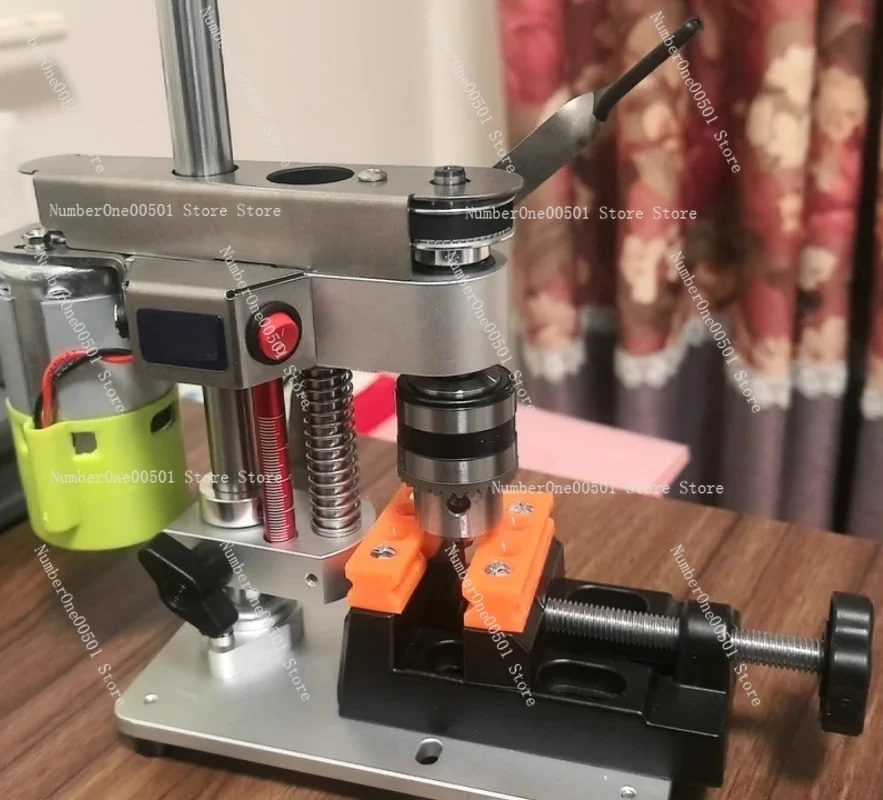 

Home micro mini desktop drill DIY Table Repair Desktop High Precision DC Variable Speed Drilling Drill