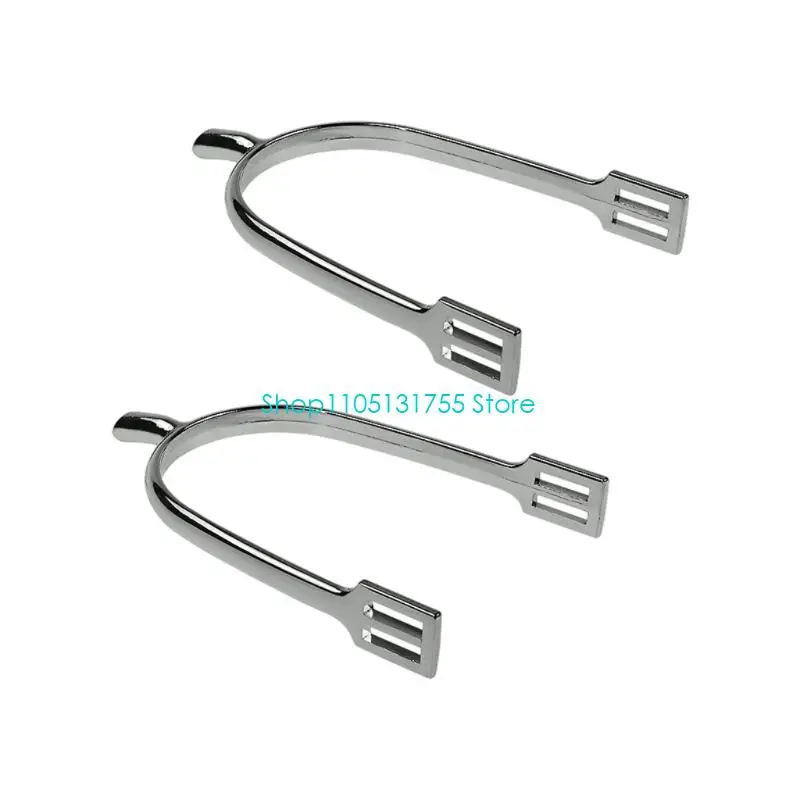 K0EF 2 قطعة قسط سبائك الزنك ركوب الخيل توتنهام مستطيلة المجوفة هيكل الرأس مطلي معدات الفروسية المهنية #2