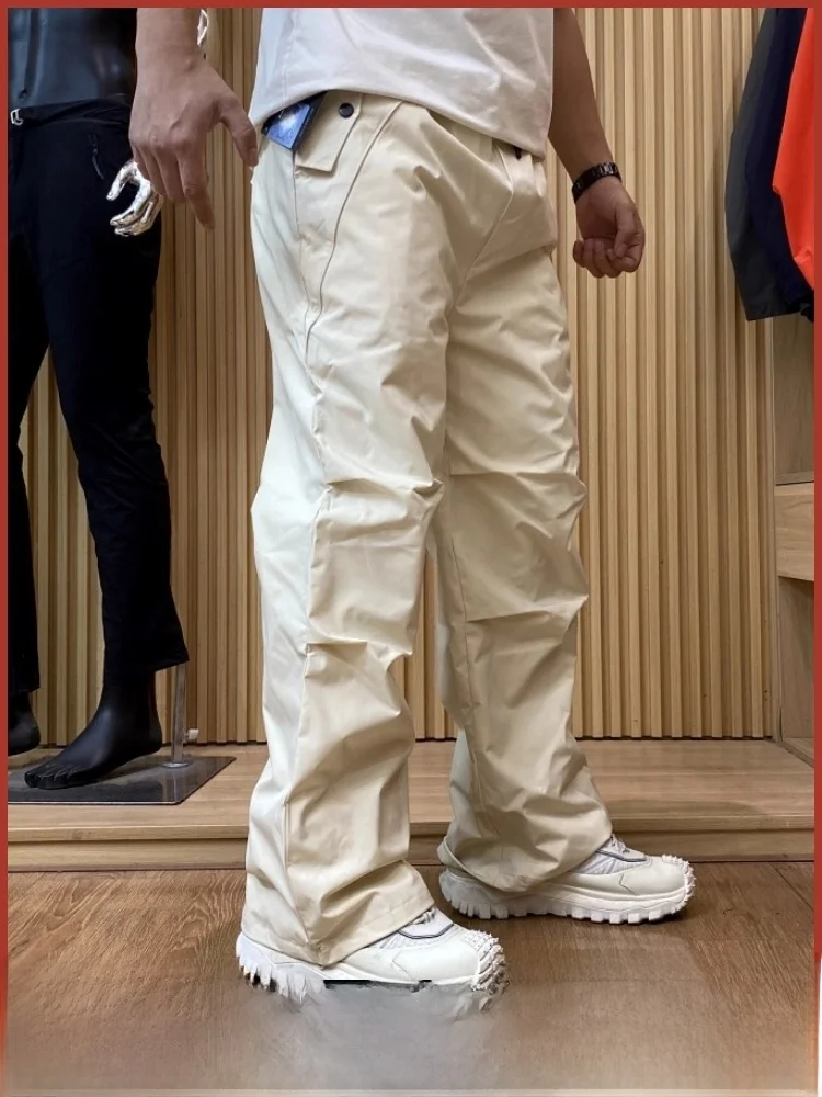 

Outdoor Mountain Series Lightweight Warm Du down Waterproof Straight Leg Work Trousers down Pants Ski Pants Winter Youth Ca...