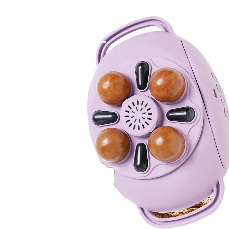 Mini Electric Abdominal Massager Heating Belly Rubbing Device for Intestinal Peristalsis Womb Warming Moxibustion Home Care