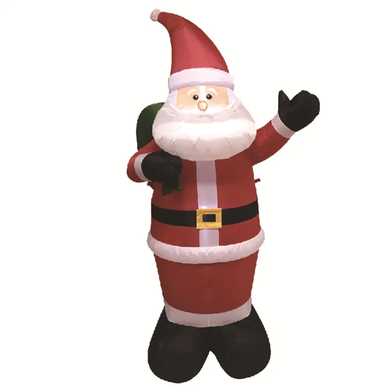 

Christmas Inflatable Santa Claus Back Gift Bag Air Mold Garden Lawn Arrangement Decorative Ornament