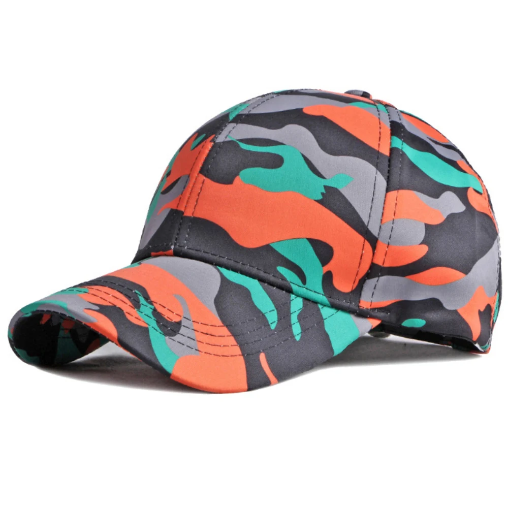 

HT4150 New Men Women Spring Summer Cap Hat Adjusted Camouflage Baseball Cap Male Female Sport Running Snapback Cap Baseball Hat