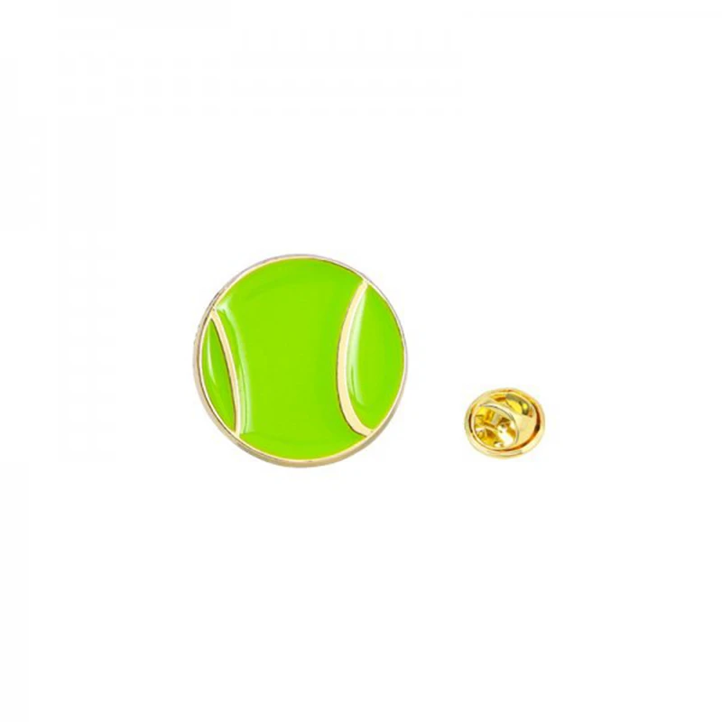 Cute Enamel Sports Ball Soccer Volleyball Basketball Brooch for Women Men Sportsman Jewelry Shirt Backpack Lapel Pins Badge Gift