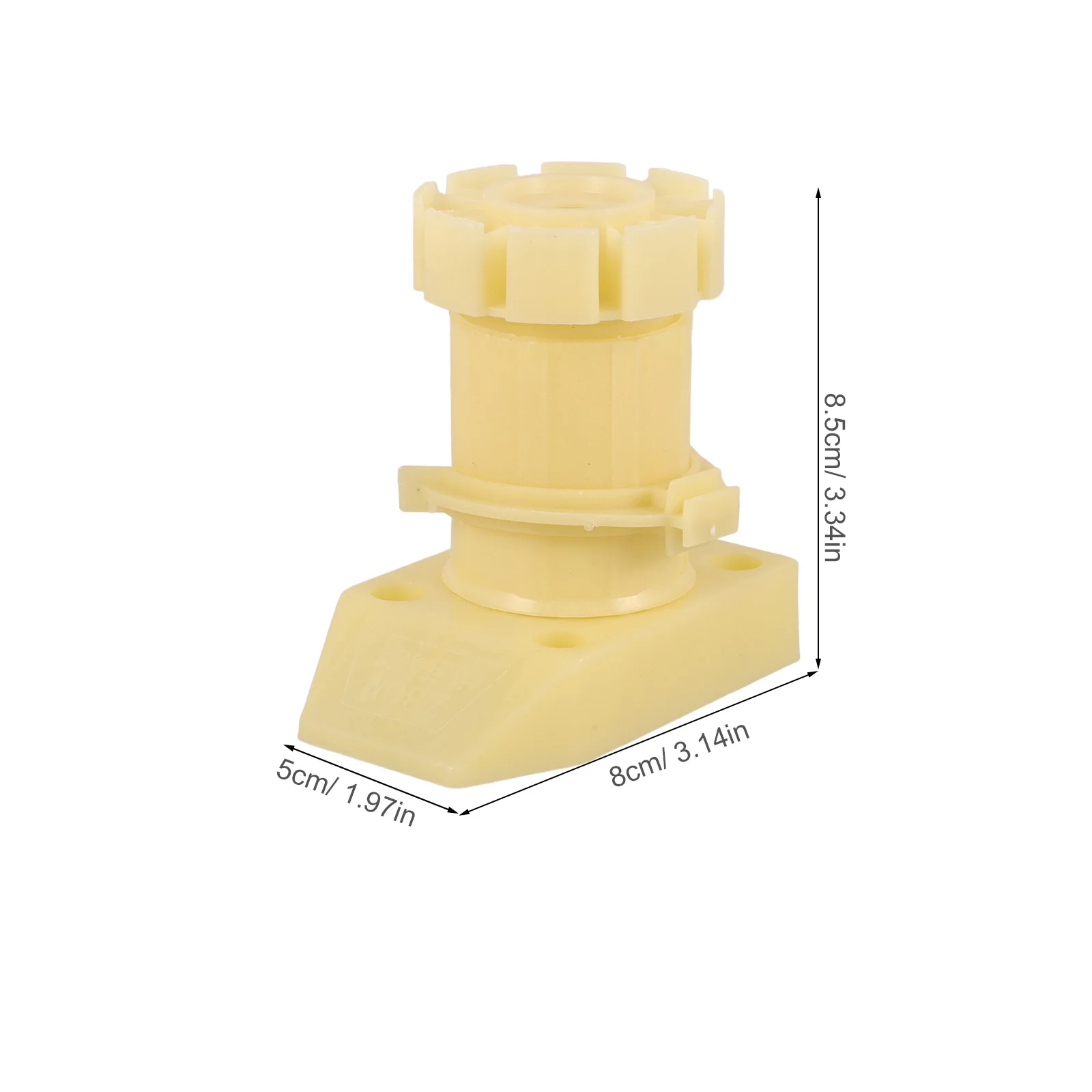 مجموعة واحدة من أثاث PP شديد التحمل للقدم، لمسة نهائية ناعمة، سهلة التركيب لحامل أريكة كرسي الطاولة