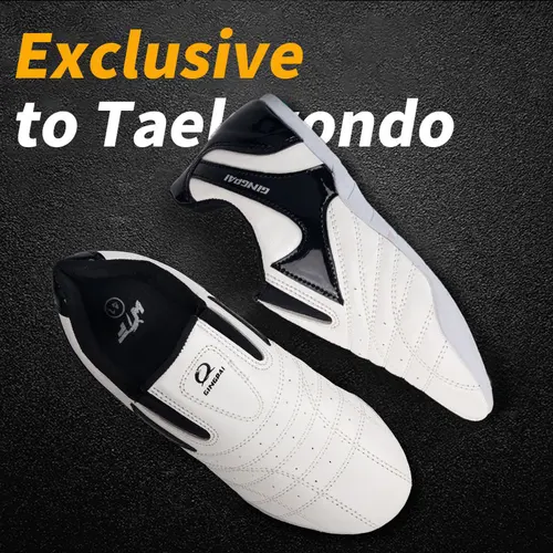 GINGPAI zapatos de Taekwondo transpirables Karate Kung Fu lucha libre zapatos de artes marciales adultos niños antideslizantes suelas Oxford suaves zapatillas de deporte