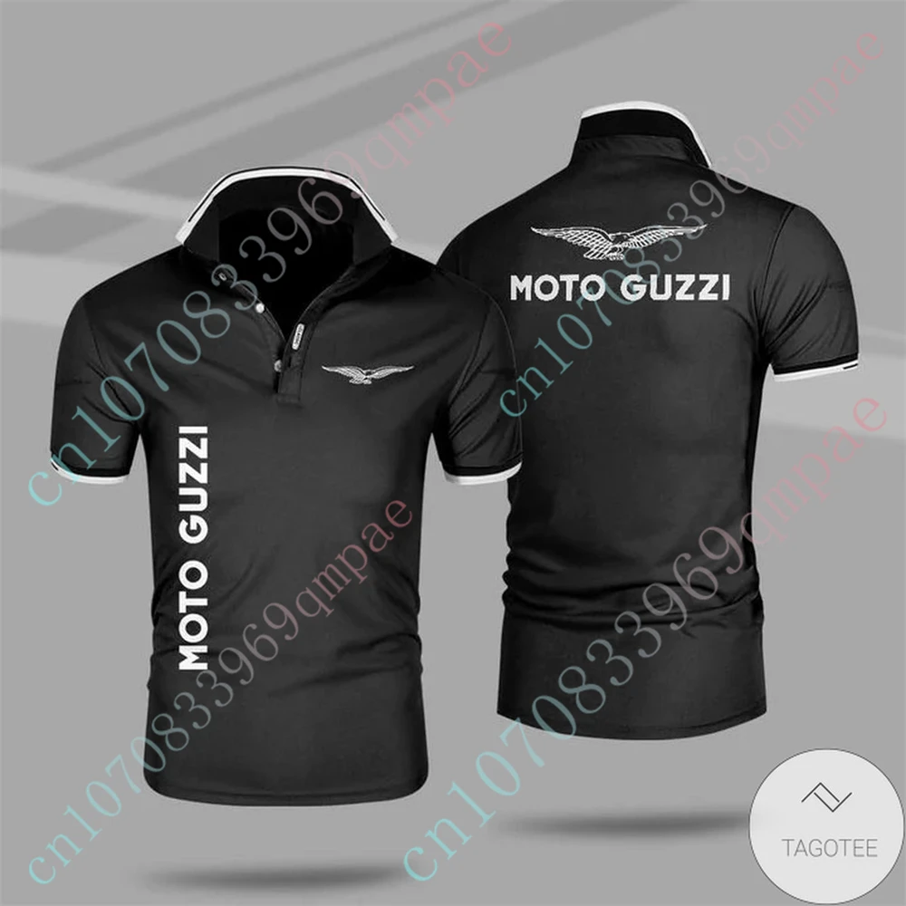 

Moto Guzzi T Shirt For Men Anime Golf Wear Casual Polo Shirts And Blouses Harajuku Short Sleeve Top Unisex Clothing Custom Logo