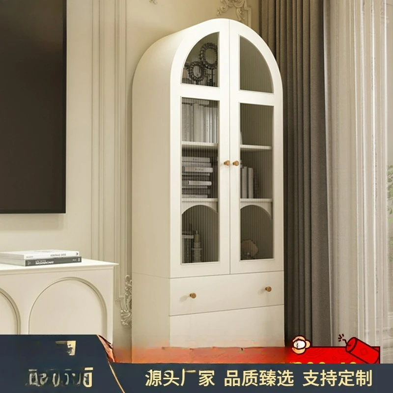 

Customized, American light luxury solid wood bookcase Children's floor bookshelf