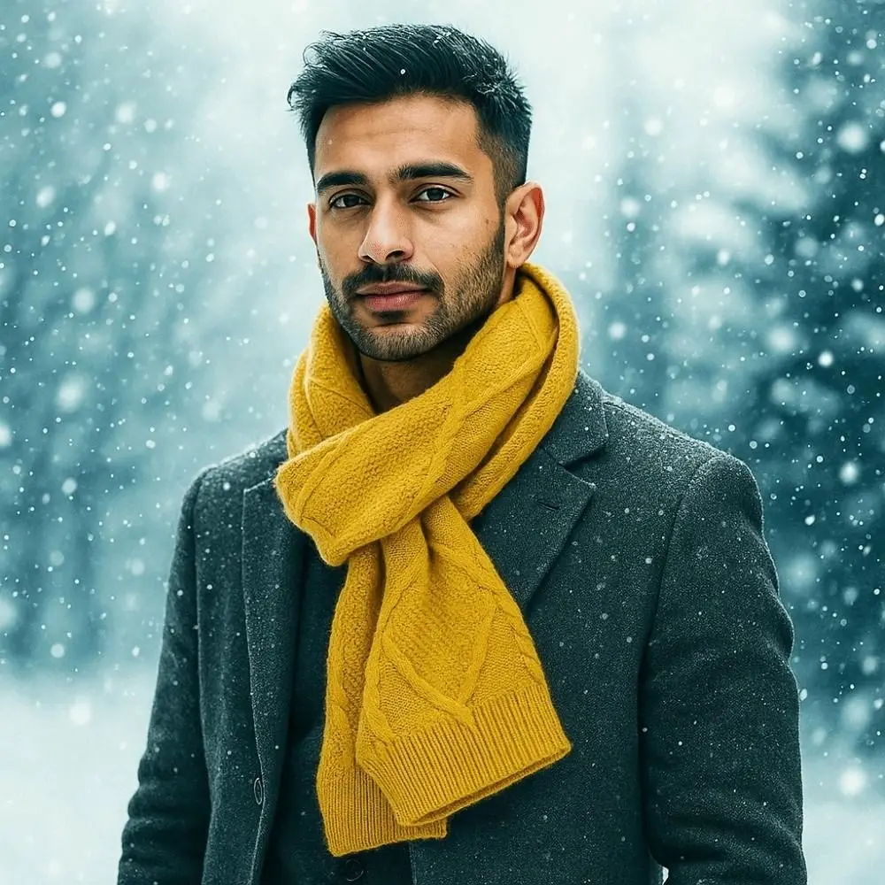 

Шапки, эластичный шарф и комплект шапок, мягкая шерстяная шапка с сенсорным экраном, акриловые волокна, теплый вязаный шарф для мужчин