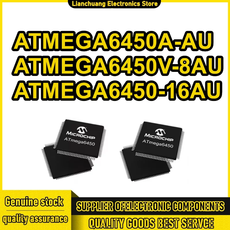 ATMEGA6450V-8AU ATMEGA6450A-AU ATMEGA6450-16AU ATMEGA6450V ATMEGA6450A ATMEGA6450 ATMEGA IC MCU Chip TQFP-100 in stock