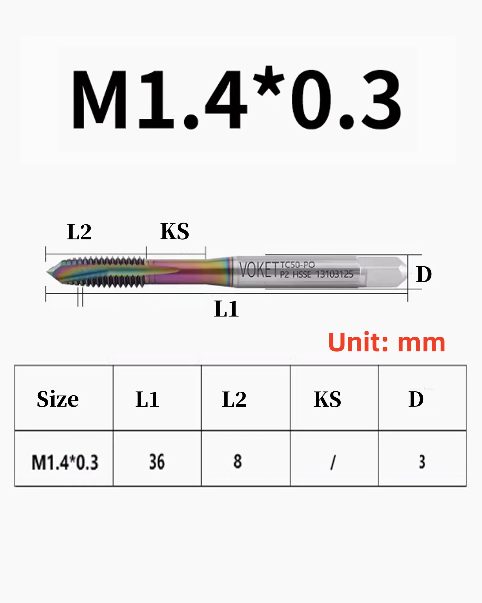 3pcs Combination Drill Tap &Tip Tap Bit Set Nano Blue Coated Screw Tapping Bit Tool High Speed Steel Drilling Tapping Bits