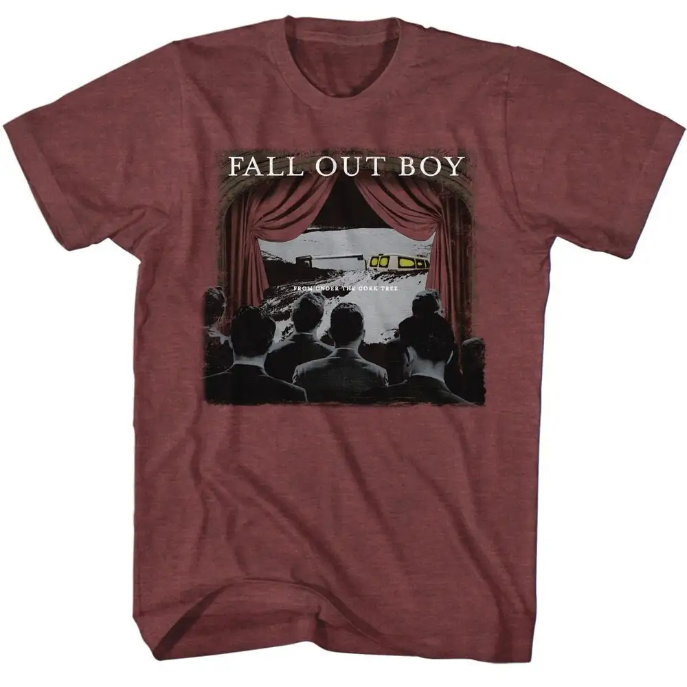 Fall Out Boy From Under The Cork Tree Heather Red T Shirt