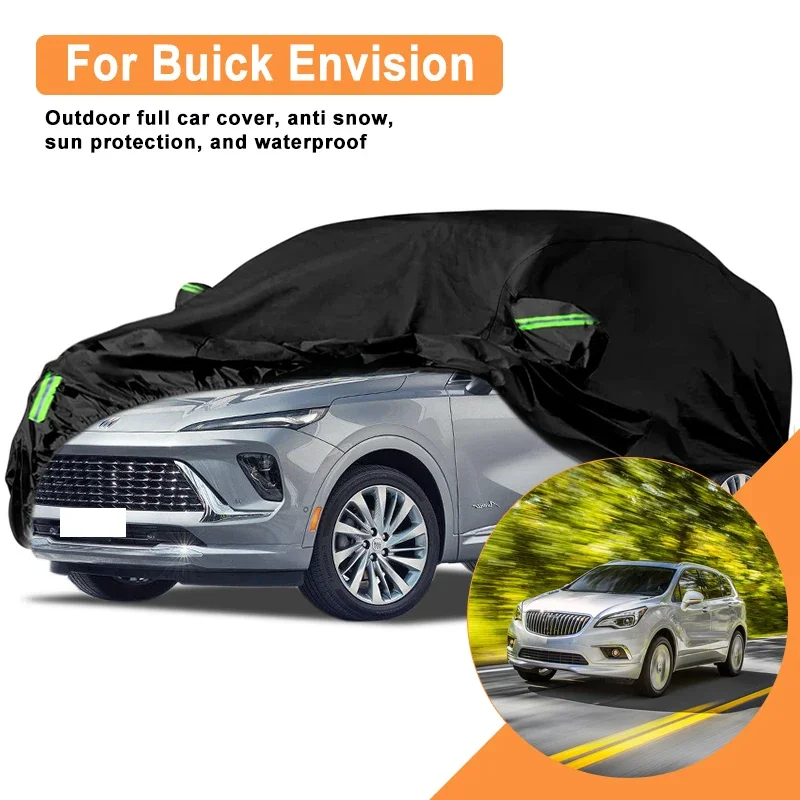 

Full Car Cover for Buick Envision Outdoor Use - Waterproof Snowproof Sunshade, Winter & Summer Auto Protection Accessories