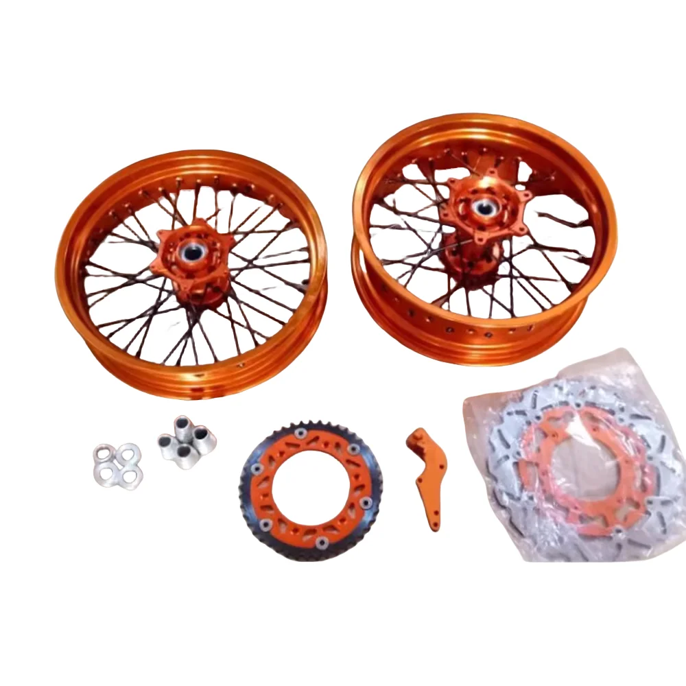 

High Quality 17 Racing Supermoto Motorcycle Wheels For Sxf250 350