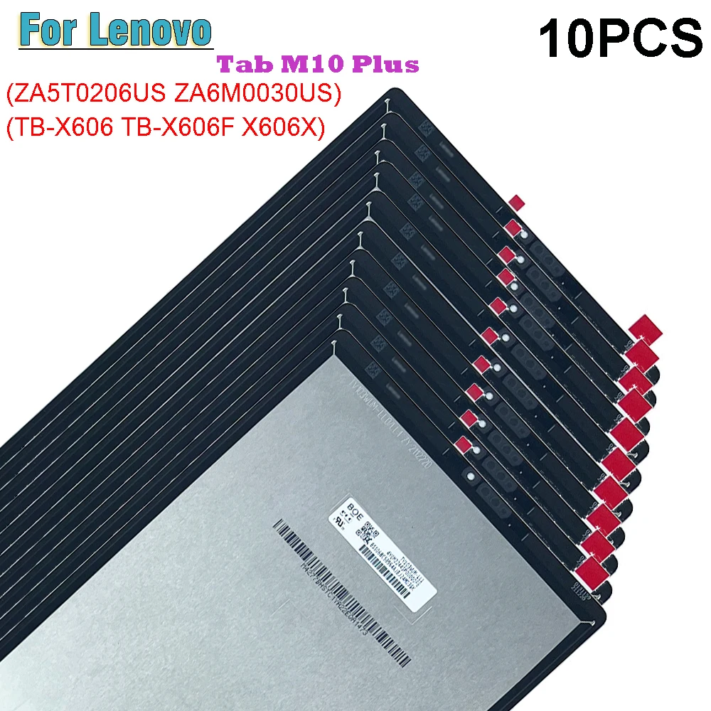 

10PCS 10.3" For Lenovo Tab M10 FHD Plus TB-X606F TB-X606X TB-X606 X606 X616 LCD Display Touch Screen Digitizer Glass Assembly