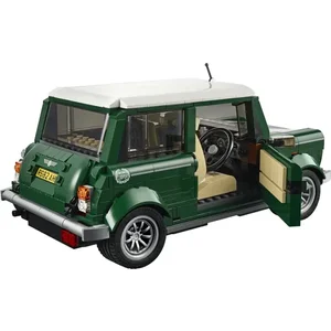 Blocos de Construção Mini Retro Vintage Car, Em Choque, Clássico Técnico, Tijolos Modelo Cooper, Compatível 10242, Presente Toy Infantil, MK VII 11 principais vendas mini cooper criança - №2