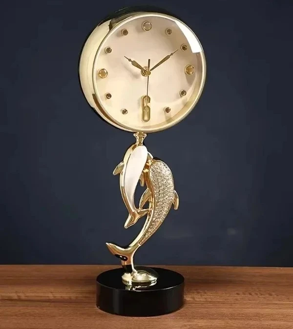Table display desktop clock, living room desktop clock decoration accessories OK