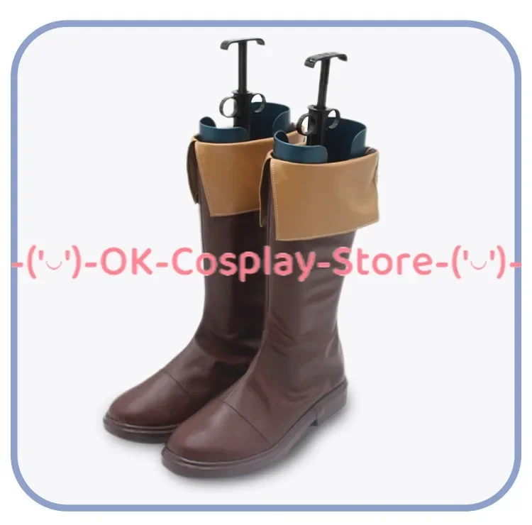 Chaussures de Cosplay Laios en Cuir PU, Bottes de Carnaval d'Halloween sur Mesure, Accessoires d'Anime Délicieux dans le Donjon