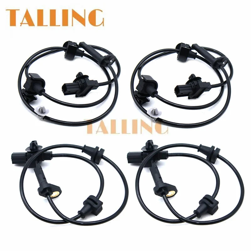 

4PCS Front Rear L/R ABS Wheel Speed Sensor For Honda Odyssey Elysion New 57450-T6A-J01 57455-T6A-J01 57470-T6A-J01 57475-T6A-J01