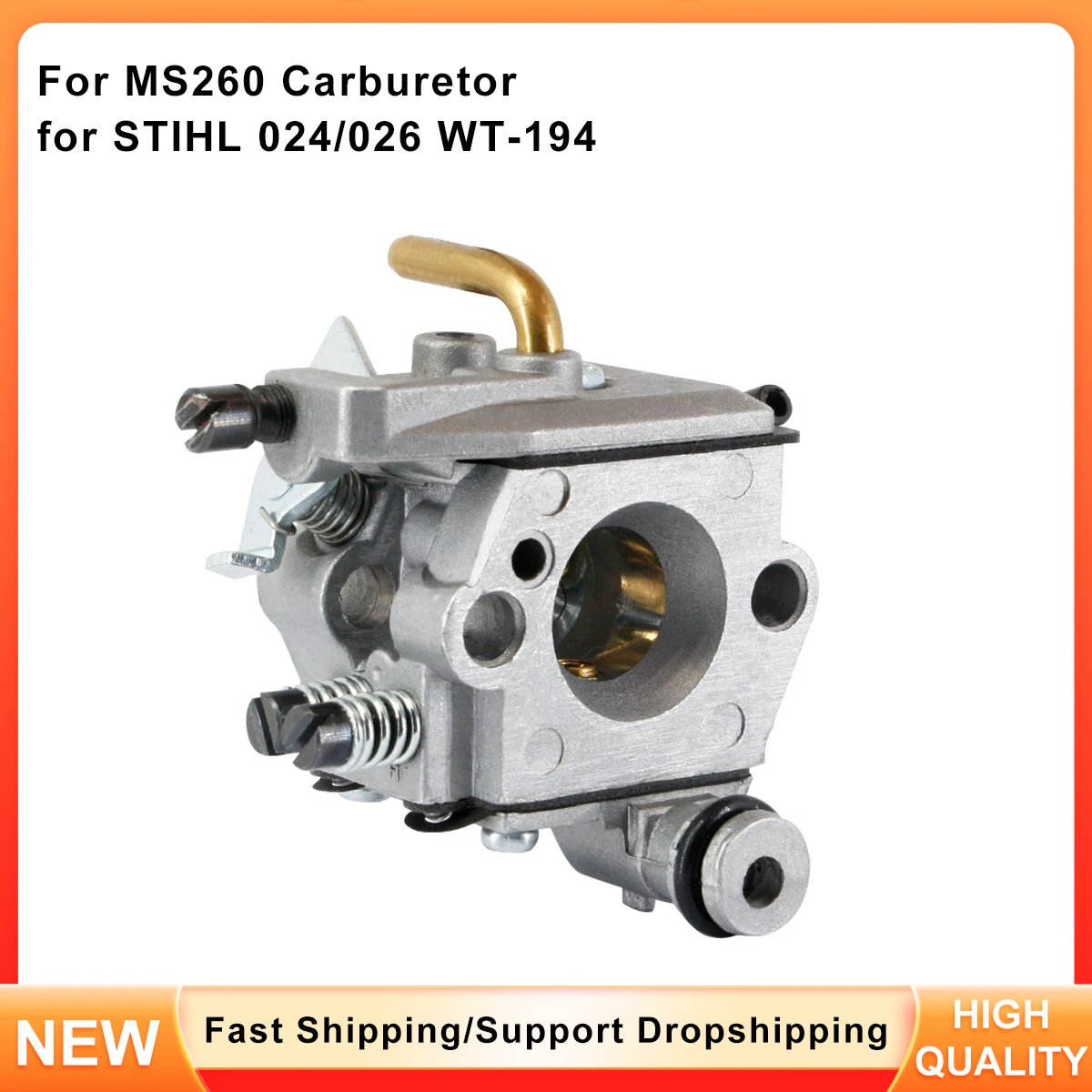 

Replacement Carburetor Kit for STIHL MS240 MS260 024 026 Chainsaw - Fits Part# WT-403A