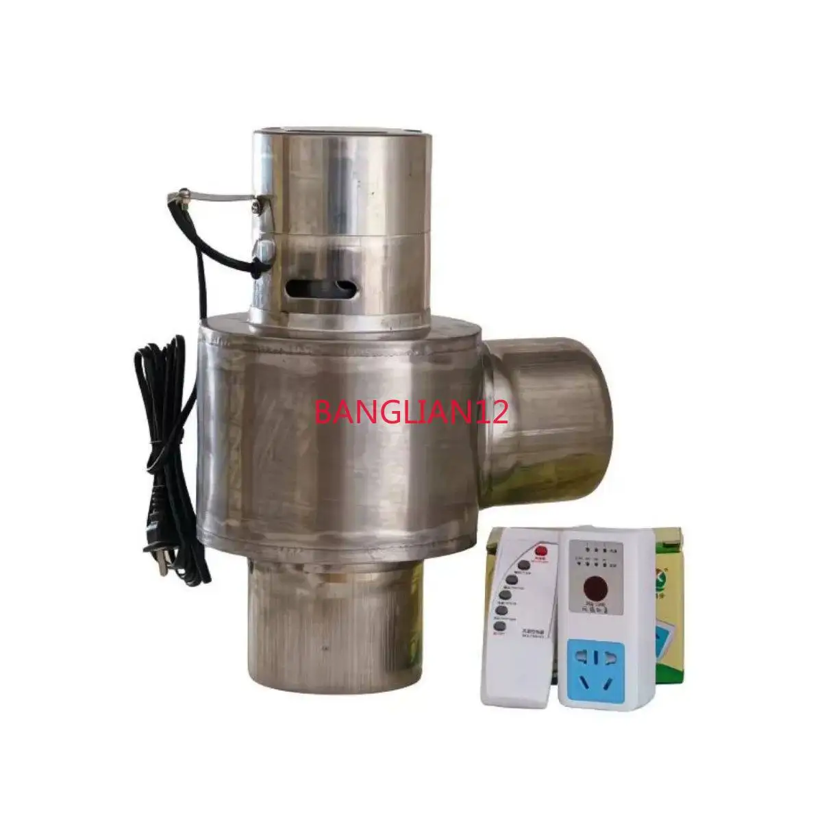 Special large air volume induced draft fan, anti-inverted smoke exhaust fan for heating furnace elbow,suitable for 10cm pipeline