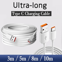 Extra Long Type C Cable USB C Fast Charging Data Cable for iphone 15 Samsung Xiaomi Practical 3m/5m/8m/10m Ultra Long Data Cord