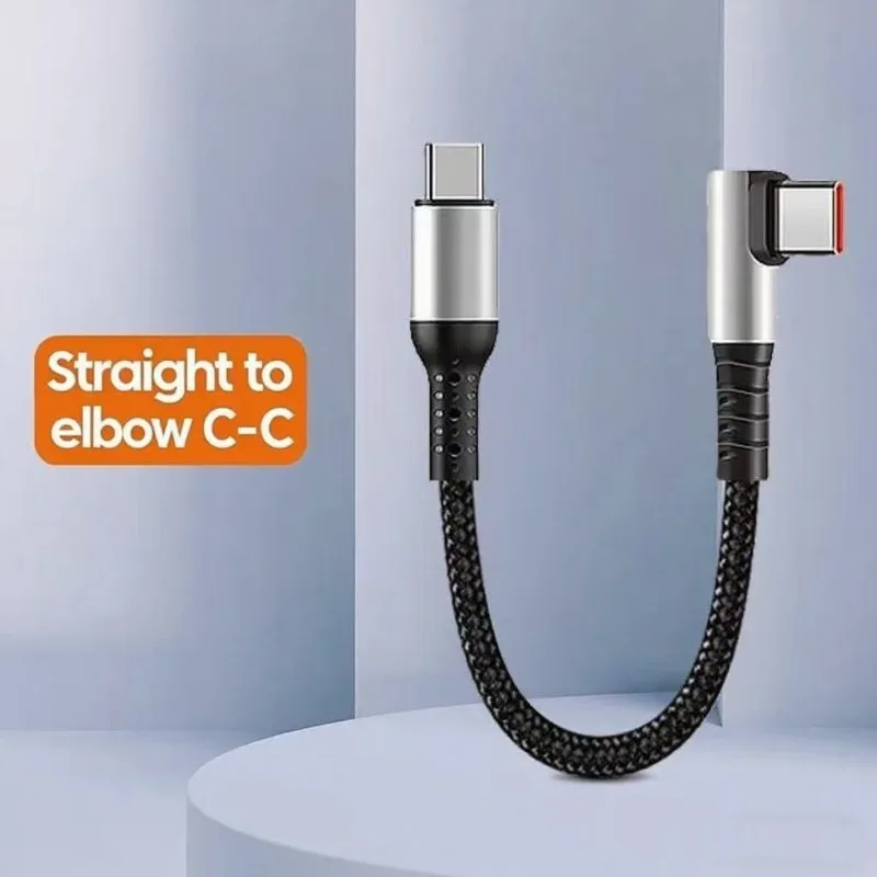 

0.5M 6A USB Type C Cable, C to C Fast Charging Data Sync Cord, USB-C Power Charger Cable for iPhone 15, iPad, and Type-C Devices