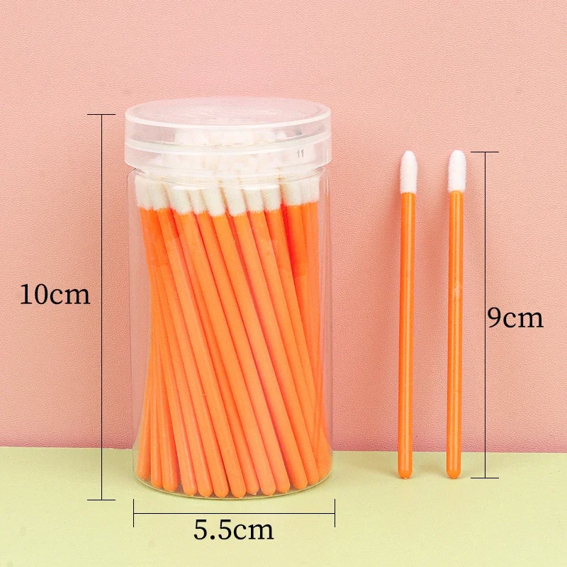 100 pcs Barrel Mascara Wands Applicator Disposable Lip brushes Cosmetic Eyelash Brush women Make Up brushes Tools
