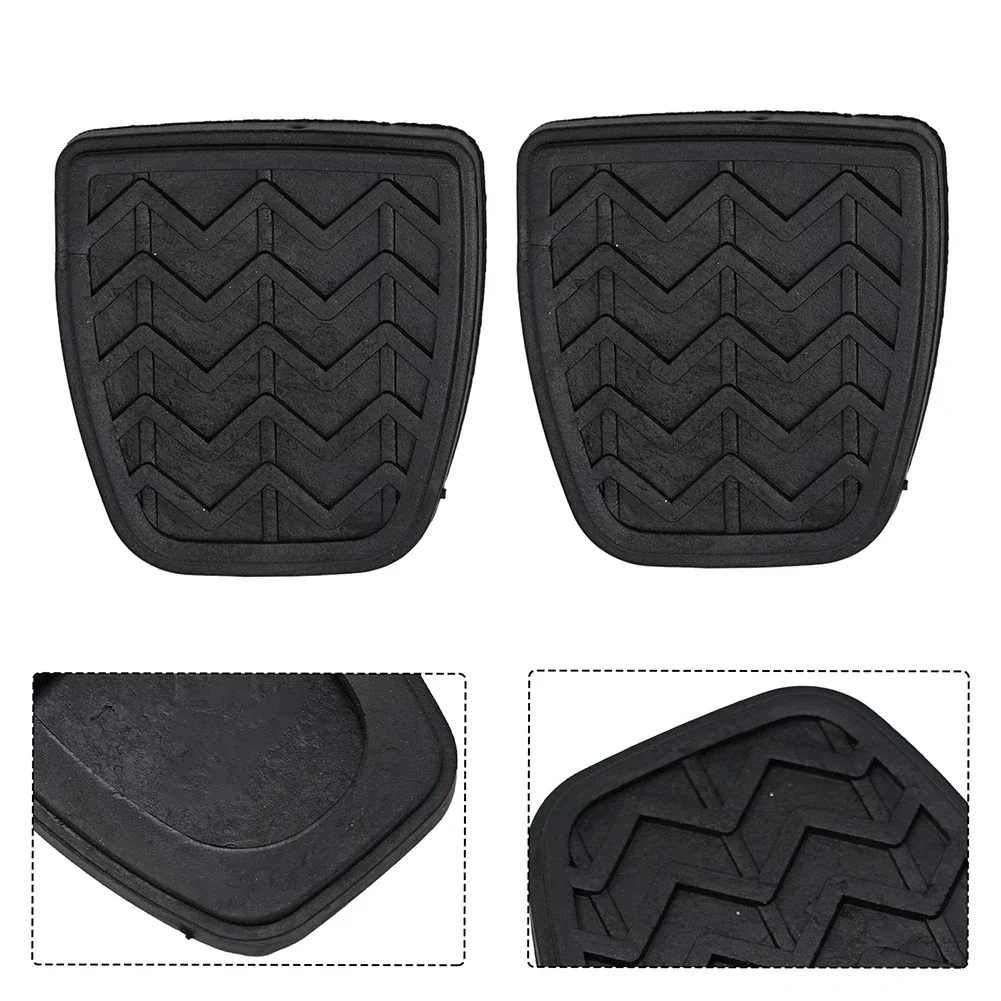 2Pcs Car Brake Clutch Pedal Foot Pedal Pad Rubber Cover Non Slip Rubber 31321-52010 For Yaris XP10 Car Accessories