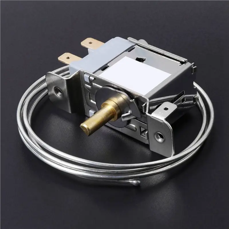 HLZS-2X WPF22-L 2Pin Refrigerator Thermostat Household Metal Temperature Controller