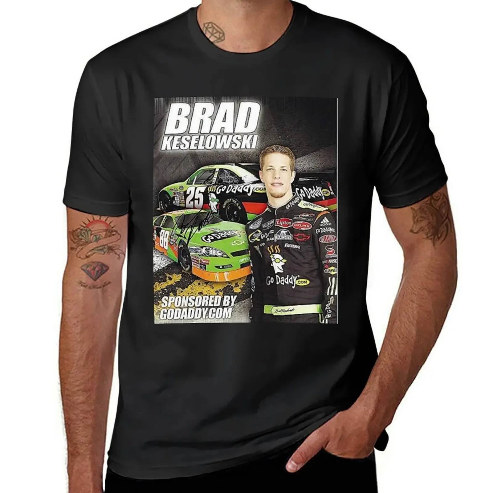 brad keselowski T-Shirt anime tshirt tees oversized vintage t shirts fruit of the loom mens t shirts