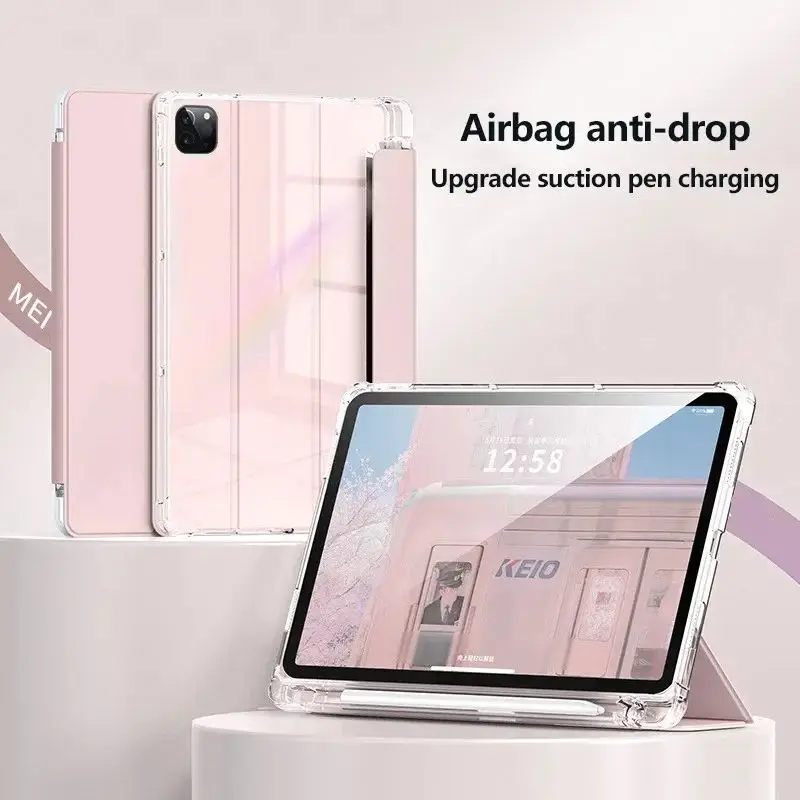 Y-Fold Acrylic Case For New Xiaomi POCO Pad M1 X1 Mi Pad 8 7 6 5 Pro Mini Redmi K Pad 2 Pro SE 2 9.7 11 8.8 11.2 12.1 inch Case