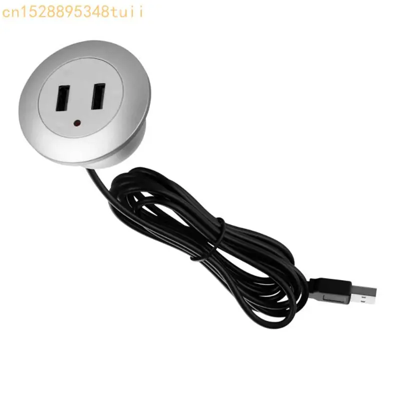 Y4QF wielokrotne portowe menedżer kablowych do otworów USB wbudowany do sofy na pulpicie