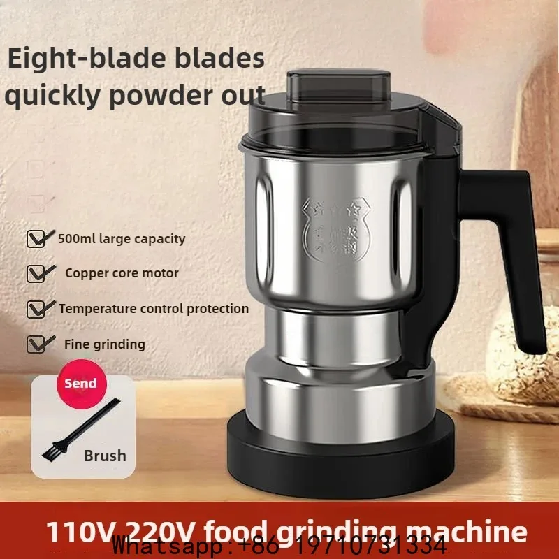 

Stainless Steel Electric Grinder for Home Use 110V/220V Grinding Machine for Food, Medicine, Coffee and Spices