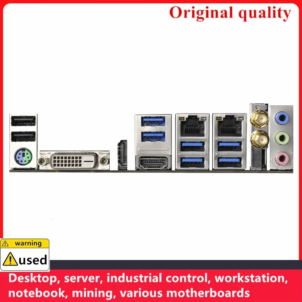 Imagem -05 - Usado para Asrpck Z270m-itx ac Z270m-itx Mini Placas-mãe Lga 1151 Intel Z270 Overclocking Desktop Mainboard M.2 Nvme Sata Iii