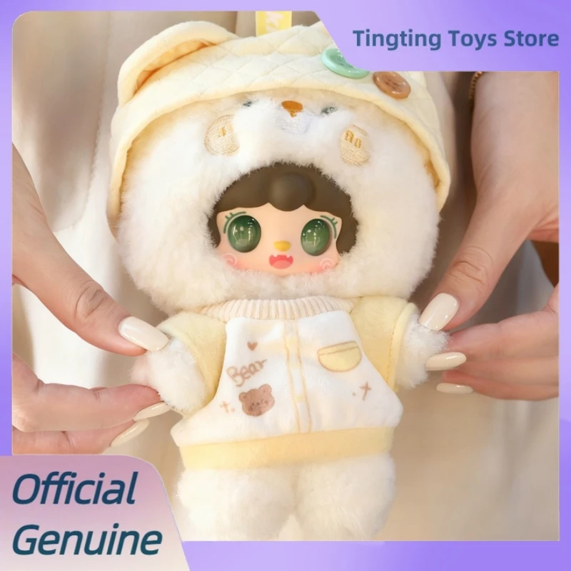 정품 유키 리틀 베어 휴식 계획 시리즈 블라인드 박스 트렌디 장난감 귀여운 플러시 펜던트 유키 미스터리 박스 피규어 인형 선물