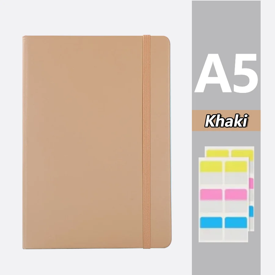 A5-Business mit PU-Notizbuch, Studenten-Notizbuch, 200 Seiten, handgefertigtes Buchbuch, handgefertigtes Buchbuch, mit Memopapier geliefert – Detail 10