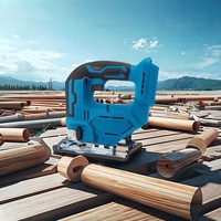Cordless Electric Jig Saw 18V Portable Multi-Function Power Tool for Woodworking Adjustable Jigsaw for DIY Home Renovation