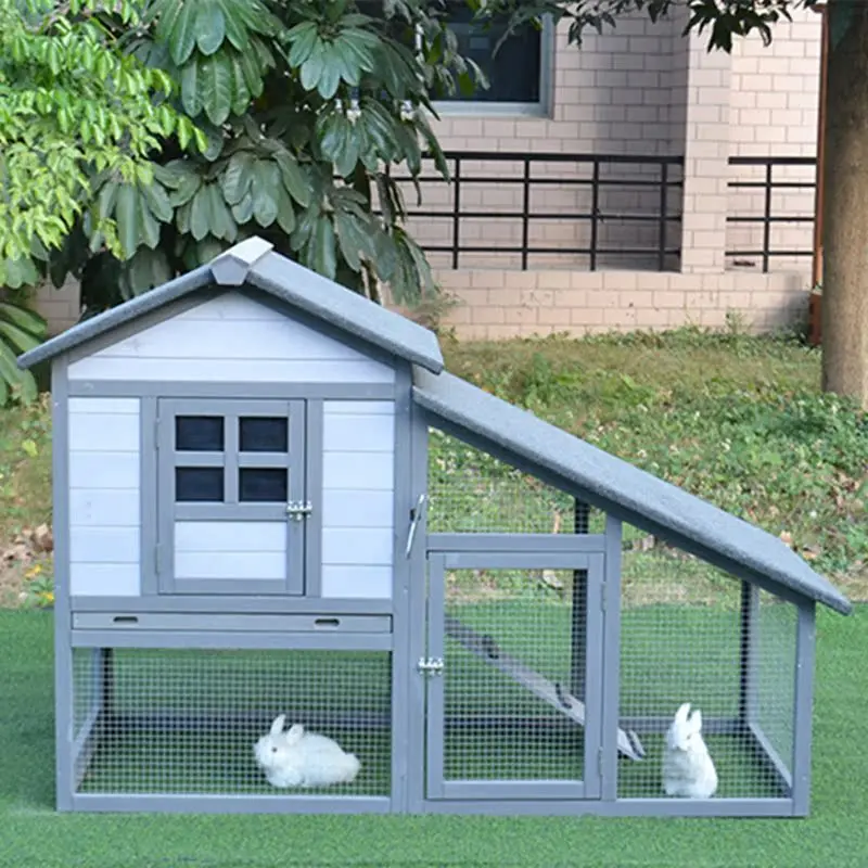 All solid wood rough mesh rabbit cage rabbit nest rabbit house chicken nest chicken chicken house