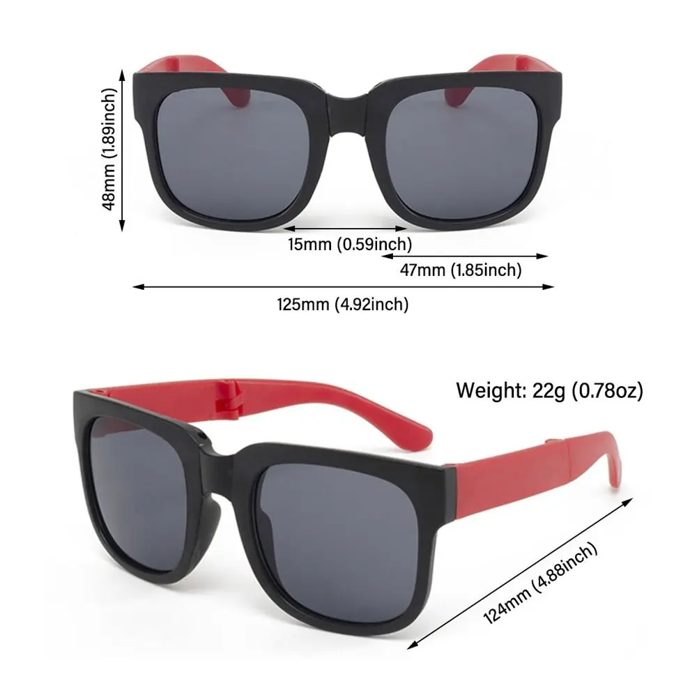 Fashion Outdoor Kids Sunglasses Square Frame UV 400 Travel Goggle Children Eyewear for Toddler Boys and Girls