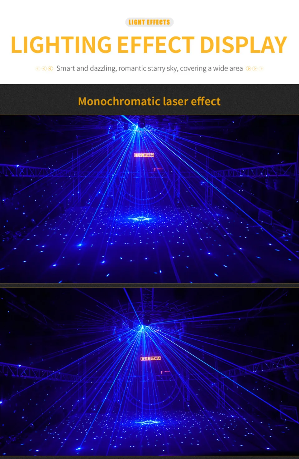 Imagem -05 - Rgb Luzes Laser dj Discoteca Efeito de Iluminação de Palco Dmx Luzes de Palco Projetor Laser Estrelado Luz Laser para o Clube Noturno Luzes de Festa